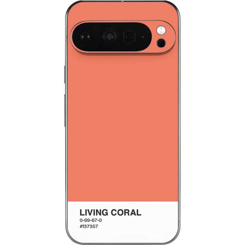 Living Coral Pixel 9 Pro XL Skin